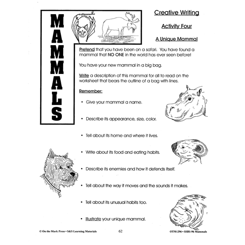 LIVES OF MAMMALS / MAMMALS (GRADE 3-4)