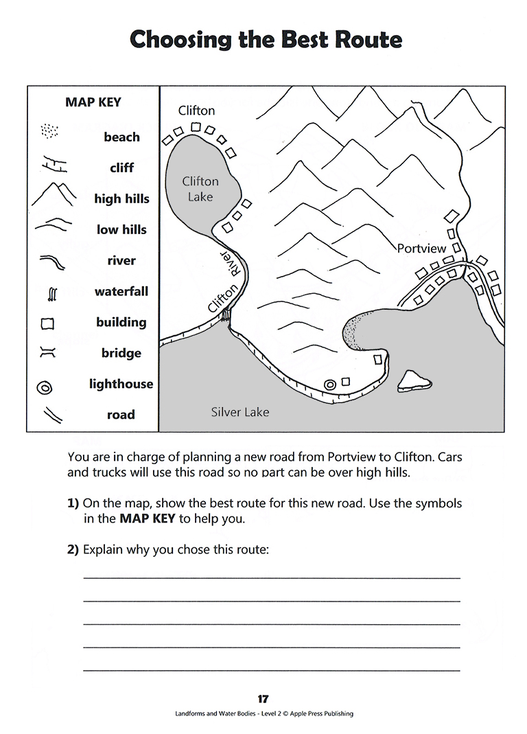 LANDFORMS AND WATER BODIES / LEVEL 2 (GRADES 3-4)